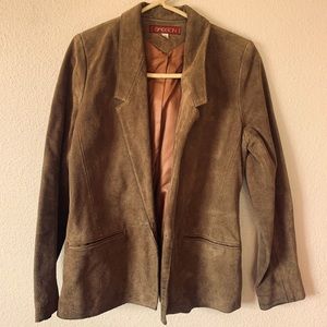 Vintage Sassoon suede coat.